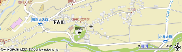 長野県茅野市豊平下古田6608周辺の地図