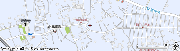 埼玉県伊奈町（北足立郡）大針周辺の地図