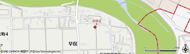 埼玉県東松山市早俣192周辺の地図