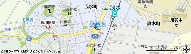 福井県福井市浅水町周辺の地図