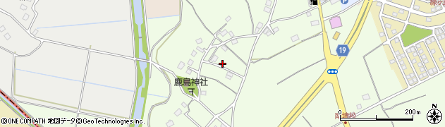 茨城県つくば市境松379周辺の地図