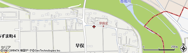 埼玉県東松山市早俣285周辺の地図
