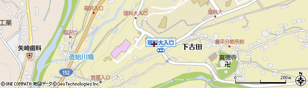 長野県茅野市豊平下古田6984周辺の地図