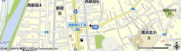 蓮田西新宿周辺の地図