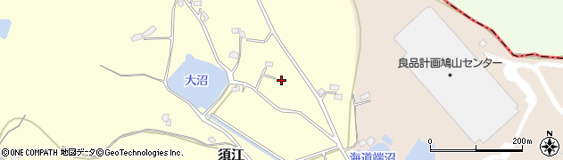 埼玉県比企郡鳩山町須江662周辺の地図