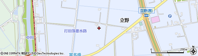 埼玉県春日部市立野760周辺の地図