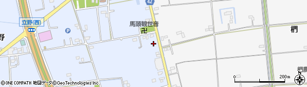 埼玉県春日部市立野79周辺の地図