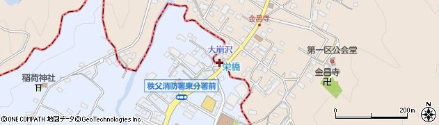 ビューティサロン美宝横瀬店周辺の地図