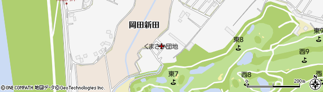 千葉県野田市岡田878周辺の地図
