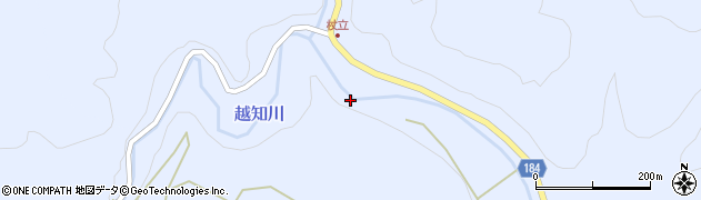 福井県丹生郡越前町杖立周辺の地図
