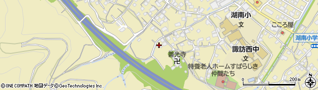 長野県諏訪市湖南南真志野4883周辺の地図