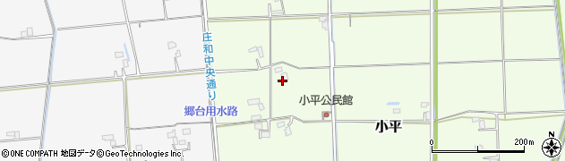 埼玉県春日部市小平105周辺の地図