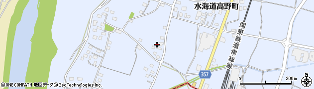 茨城県常総市水海道高野町217周辺の地図