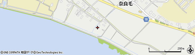 茨城県鹿嶋市奈良毛534周辺の地図
