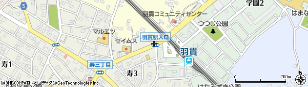 羽貫駅周辺の地図
