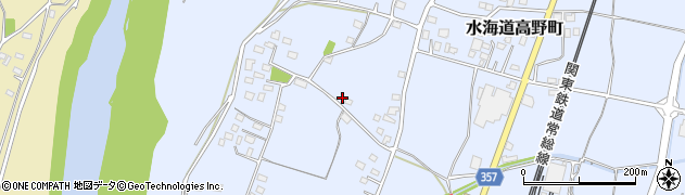 茨城県常総市水海道高野町207周辺の地図