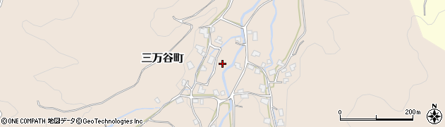福井県福井市三万谷町周辺の地図