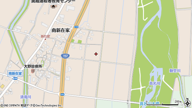 〒912-0011 福井県大野市南新在家の地図