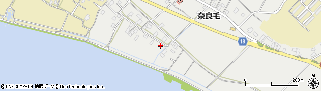 茨城県鹿嶋市奈良毛228周辺の地図
