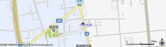 埼玉県春日部市立野502周辺の地図