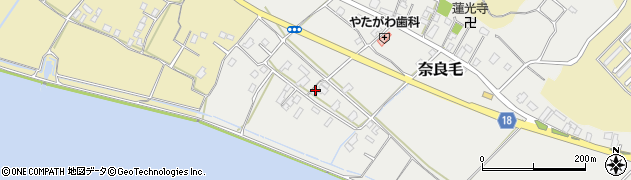 茨城県鹿嶋市奈良毛237周辺の地図