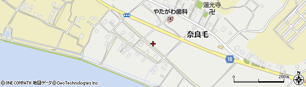 茨城県鹿嶋市奈良毛241周辺の地図