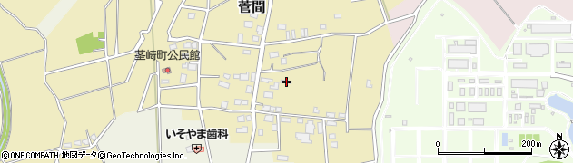 茨城県つくば市菅間435周辺の地図