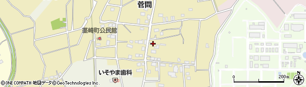 茨城県つくば市菅間434周辺の地図