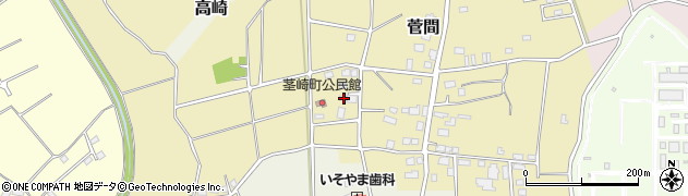茨城県つくば市菅間40周辺の地図