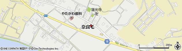 茨城県鹿嶋市奈良毛202周辺の地図