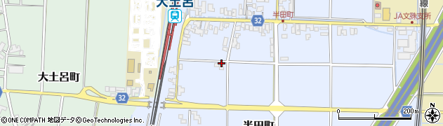 福井県福井市半田町周辺の地図