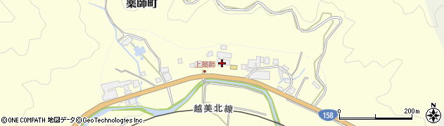 福井県福井市上薬師周辺の地図