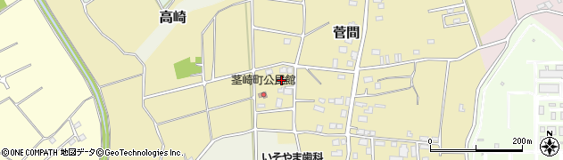 茨城県つくば市菅間39周辺の地図