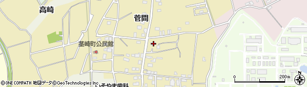 茨城県つくば市菅間433周辺の地図