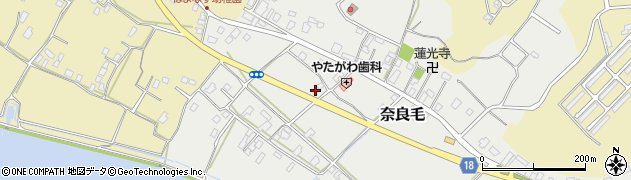 茨城県鹿嶋市奈良毛454周辺の地図