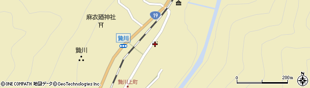 贄川郵便局 ＡＴＭ周辺の地図