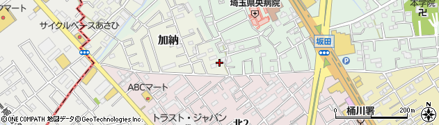 埼玉県桶川市加納1周辺の地図