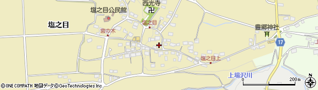 長野県茅野市豊平塩之目6006周辺の地図