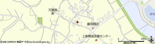 茨城県稲敷郡阿見町上条周辺の地図