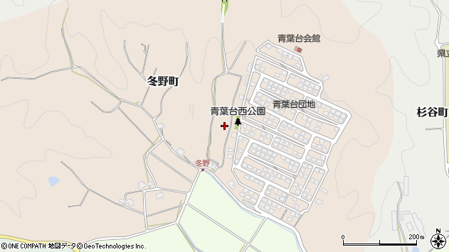〒918-8154 福井県福井市冬野町の地図