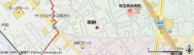 埼玉県桶川市加納15周辺の地図