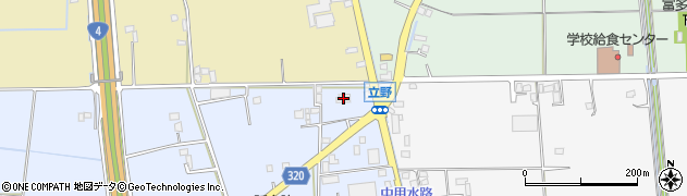 埼玉県春日部市立野530周辺の地図