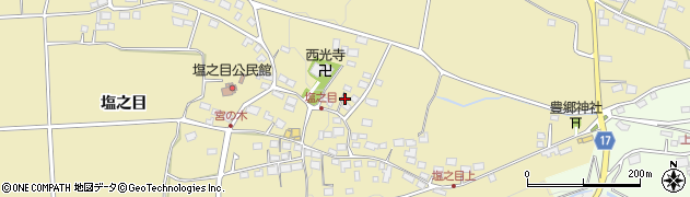 長野県茅野市豊平塩之目6016周辺の地図
