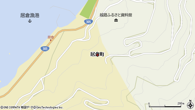 〒910-3555 福井県福井市居倉町の地図