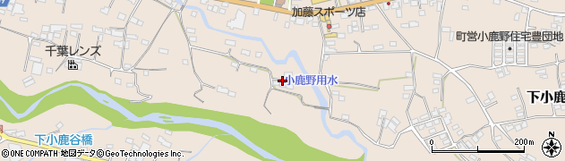 埼玉県小鹿野町（秩父郡）下小鹿野周辺の地図