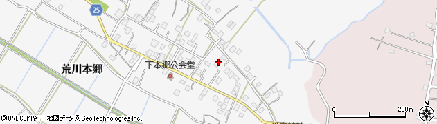 茨城県稲敷郡阿見町荒川本郷940周辺の地図