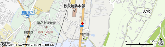 埼玉県秩父市下宮地町周辺の地図