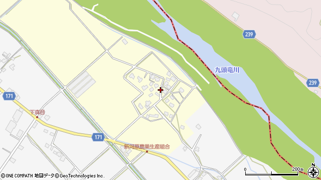 〒912-0801 福井県大野市新河原の地図