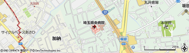 ハーベスト株式会社　埼玉県央病院店周辺の地図