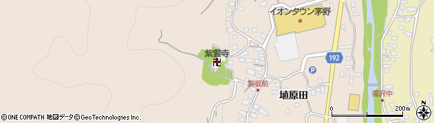 紫雲寺周辺の地図